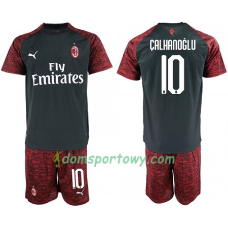 Koszulka AC Milan Calhanoglu 10 Dziecięcy Trzeci Koszulki Piłkarskie 2018-2019 Krótki Rękaw